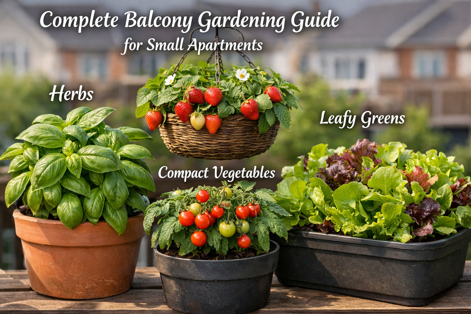 Complete Balcony Gardening Guide for Small Apartments 2026