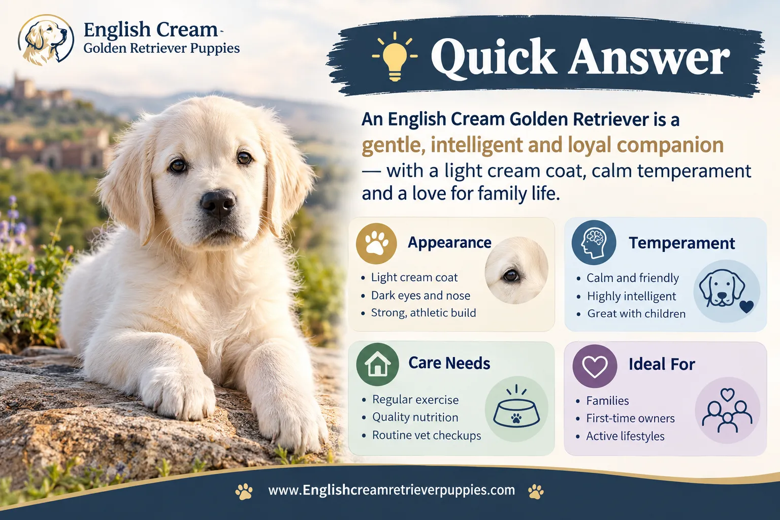 What Is a European English Cream Retiever?