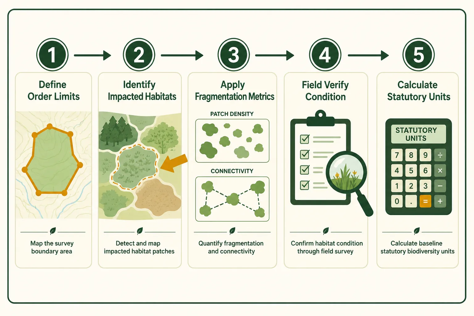 Applying Habitat Fragmentation Metrics for BNG Baselines: Advanced Survey Techniques for Fragmented Landscapes in the NSIP Co