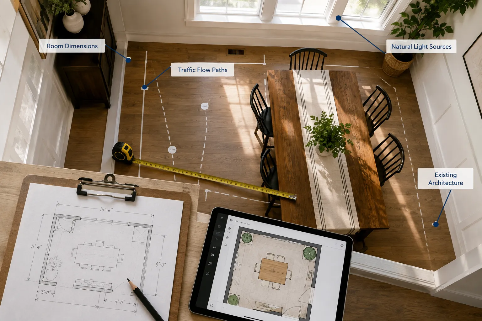 The Foundation: Assessing Your Space for Optimal Dining and Table Layouts