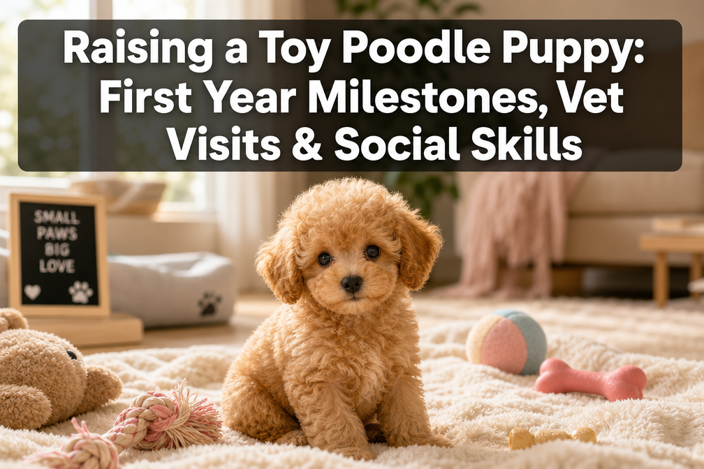Raising a Toy Poodle Puppy: First Year Milestones, Vet Visits & Social Skills