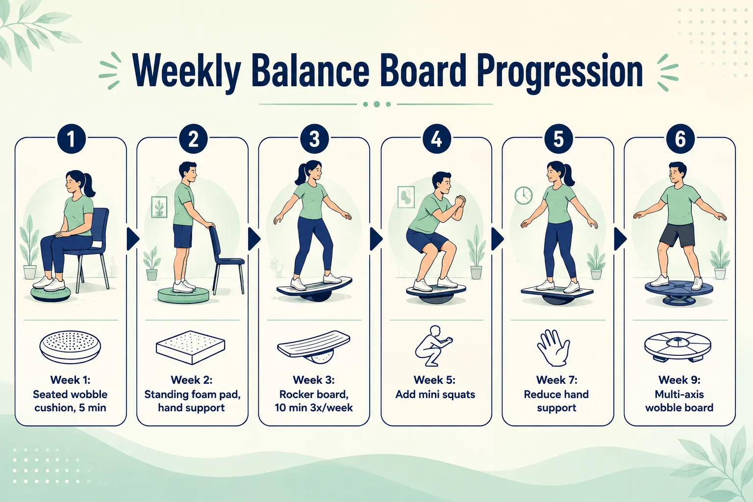 Balance Board Training Programs for Older Adults