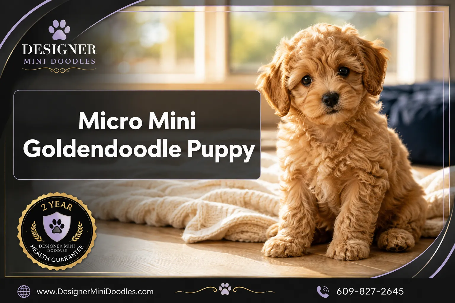 micro mini goldendoodle puppy
