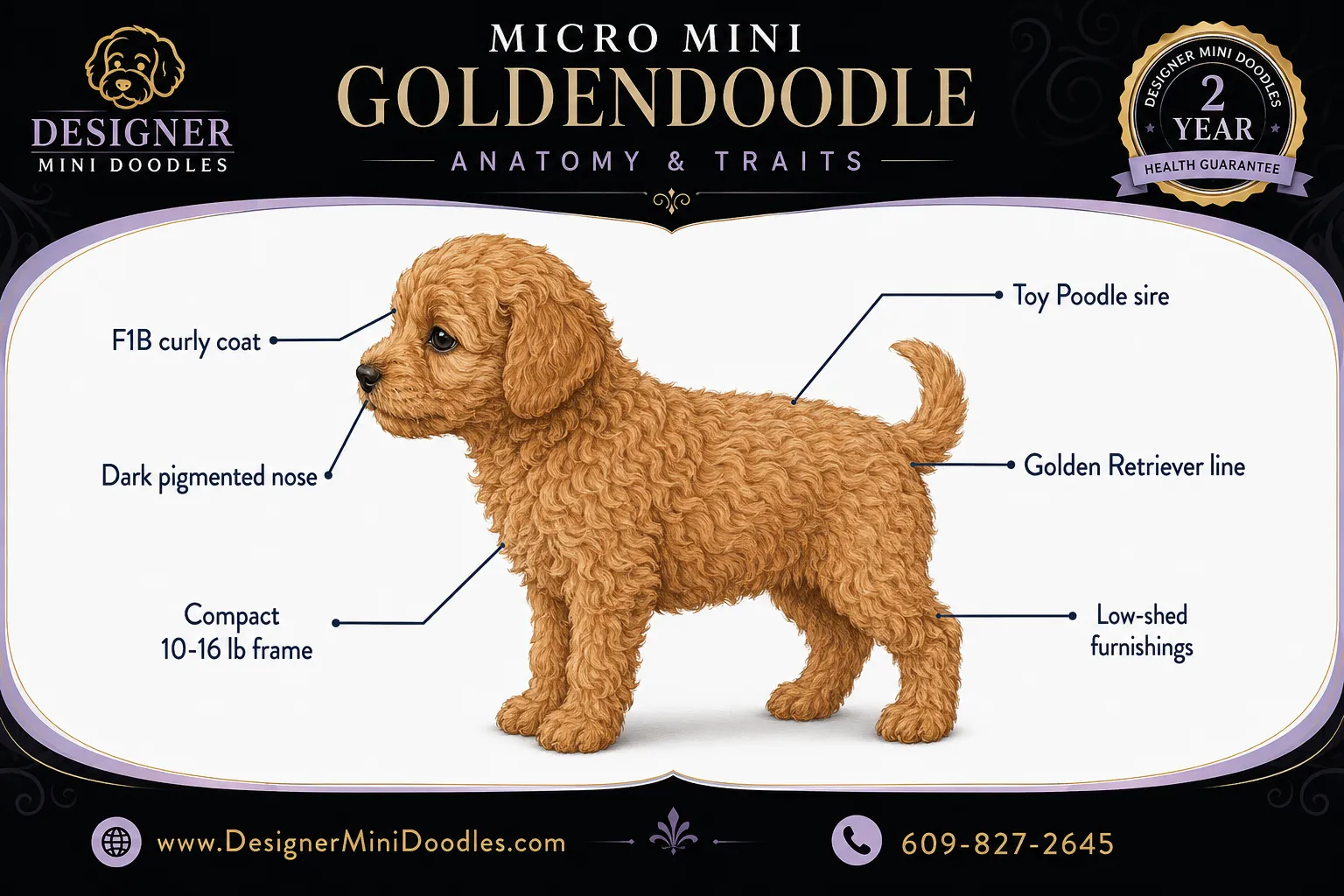 micro mini goldendoodle puppy