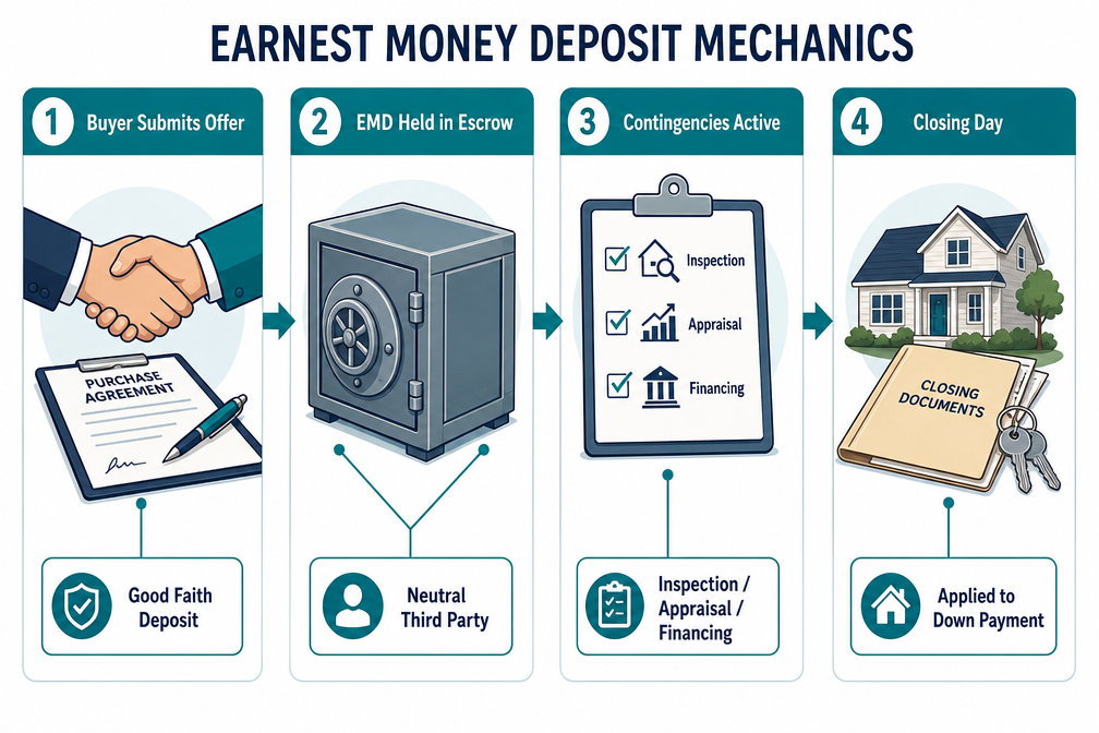 What Is an Earnest Money Deposit and How Much Do You Need