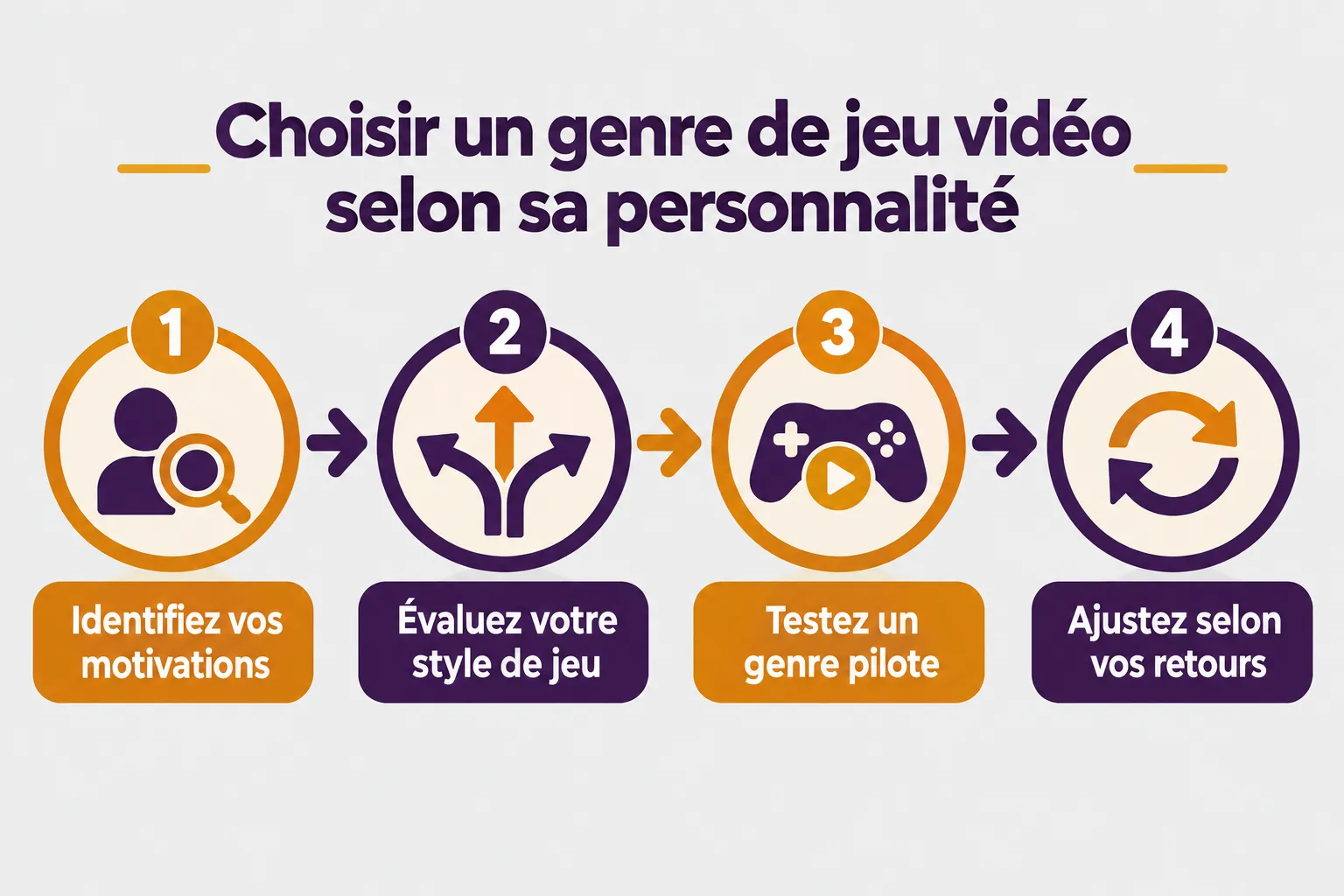 Comment choisir un genre de jeu vidéo selon sa personnalité en 4 étapes