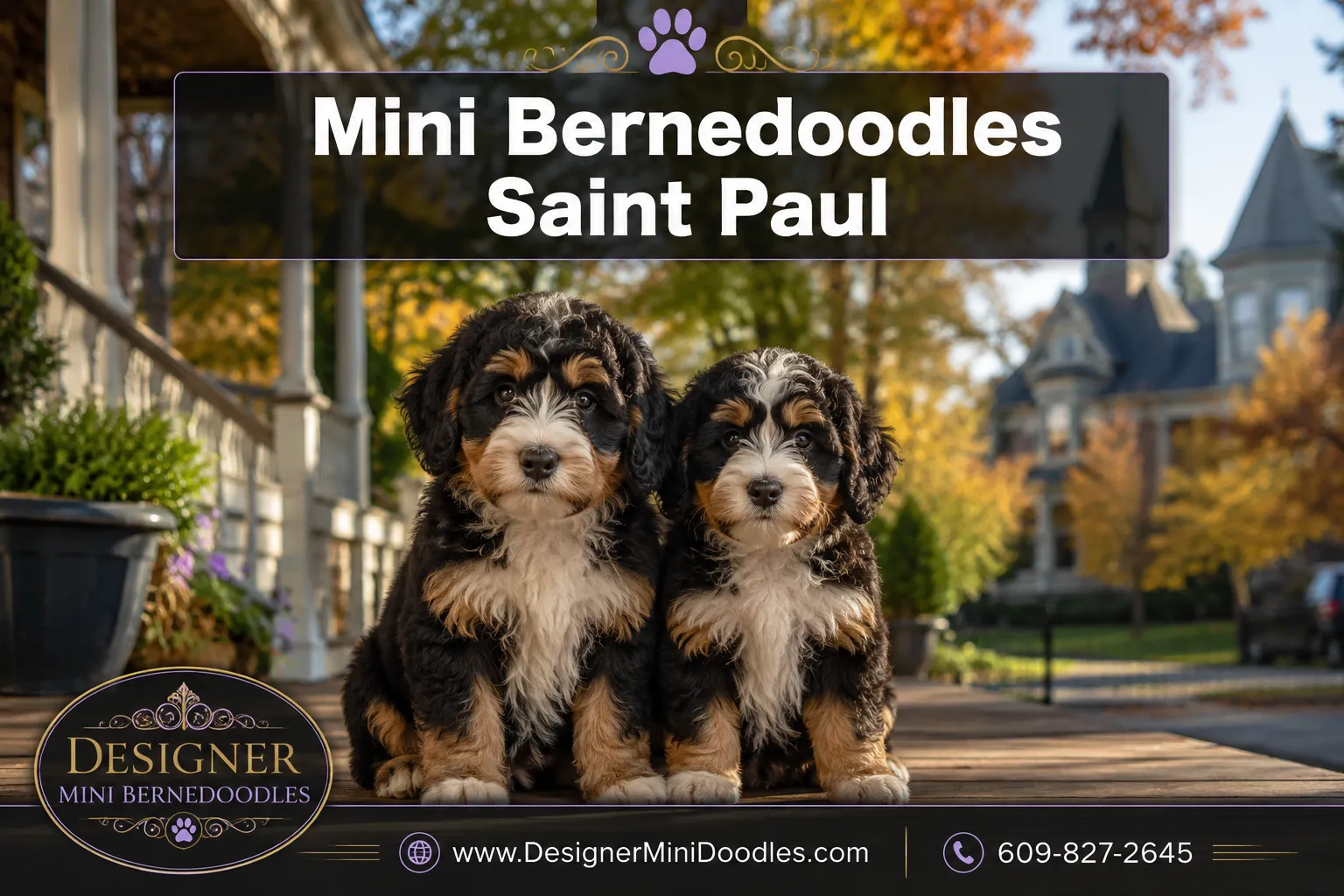 mini bernedoodle puppies Saint Paul