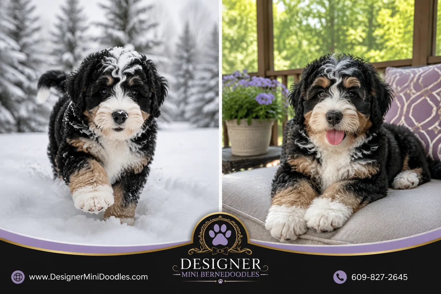 Living With a Mini Bernedoodle in Saint Paul's Climate