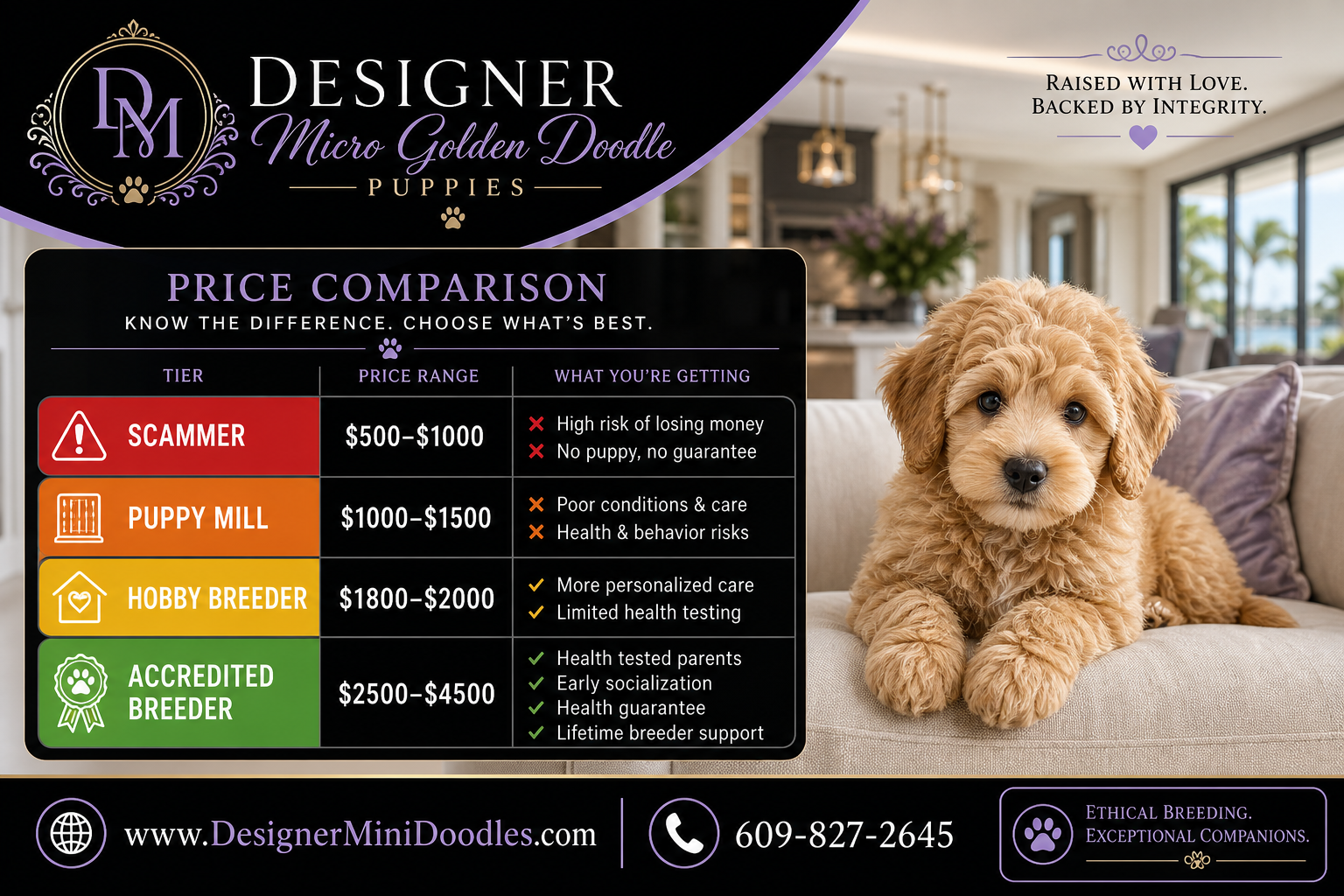 How Much Do Micro Goldendoodle Puppies Cost?