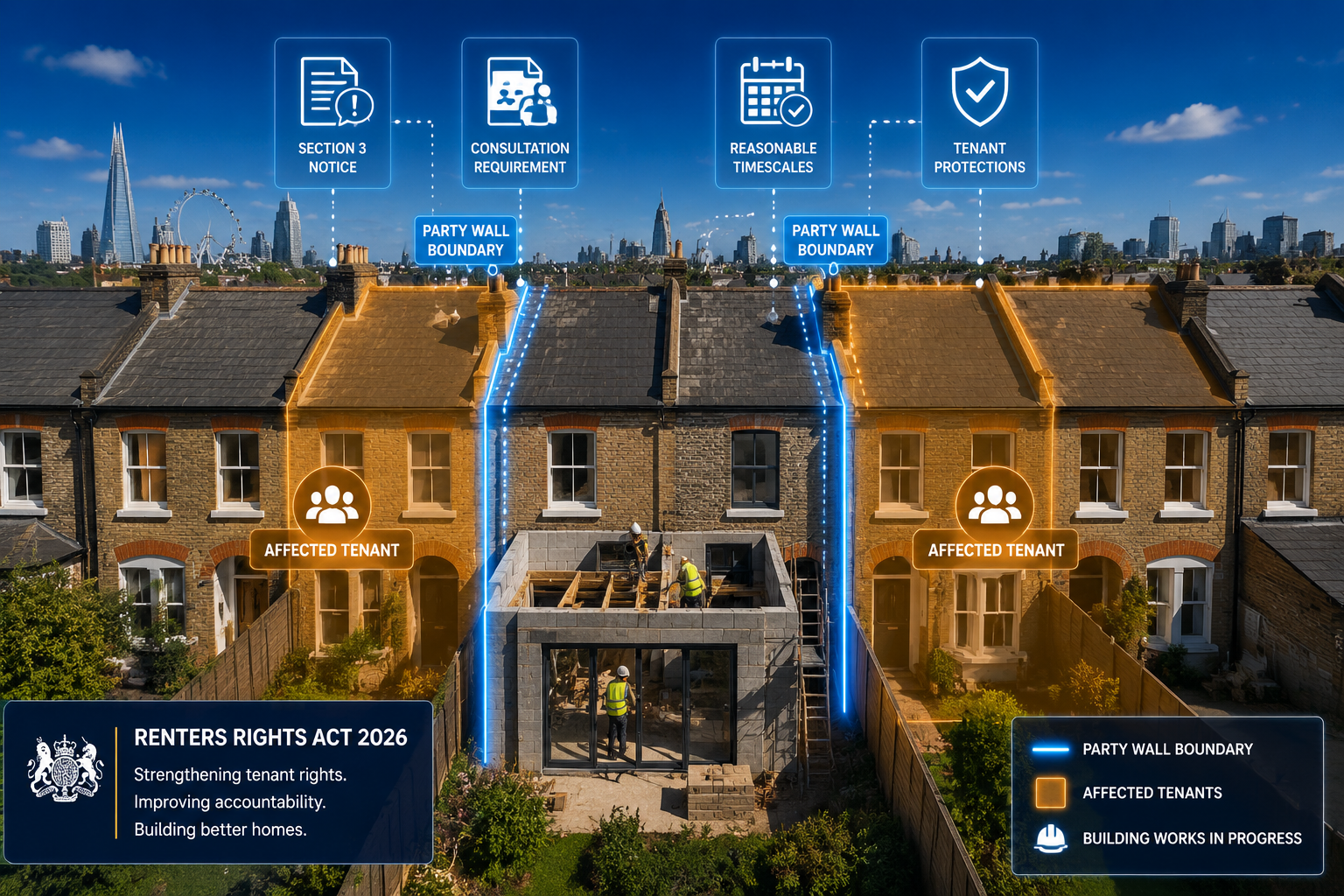 Managing Tenant Protections During Active Party Wall Works