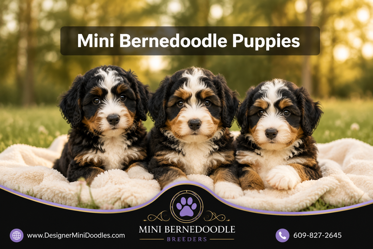 mini bernedoodle puppies for sale