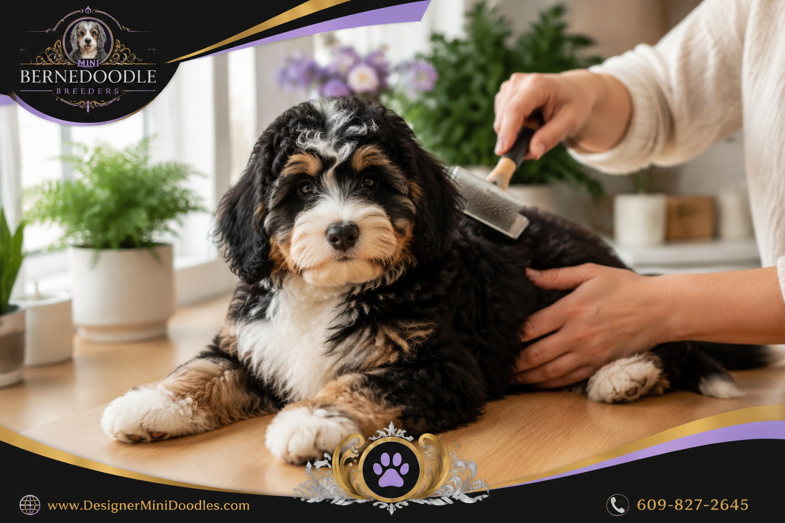 mini bernedoodle puppies for sale