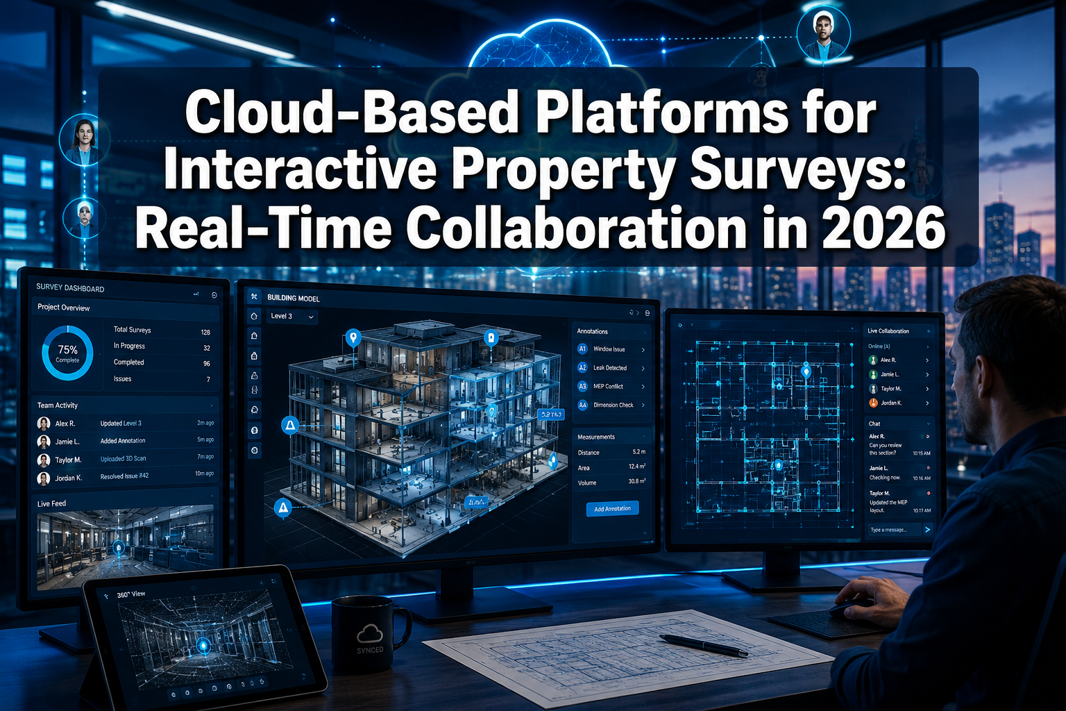 Professional () hero image with : 'Cloud-Based Platforms for Interactive Property Surveys: Real-Time Collaboration in 2026'