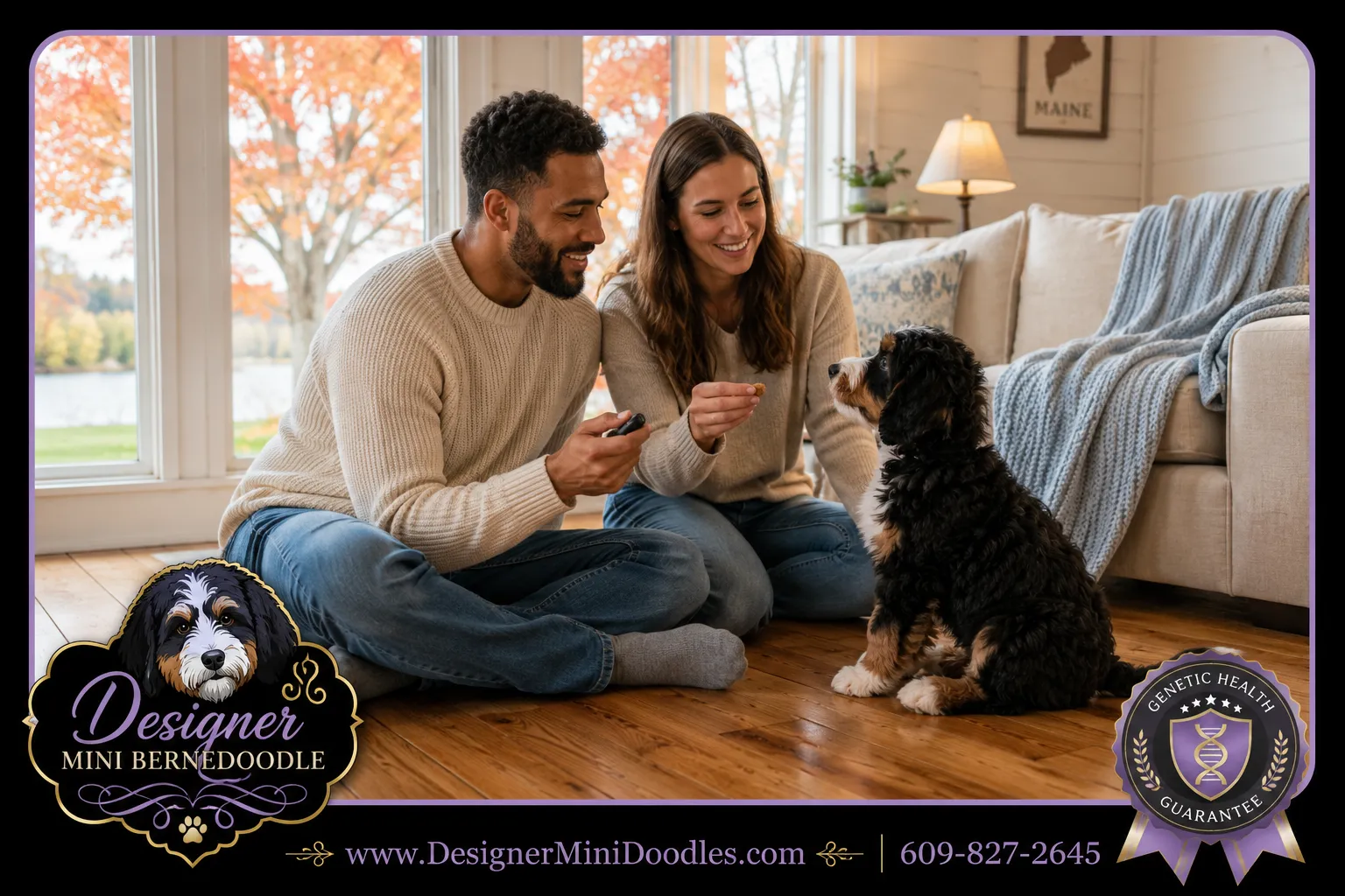 mini bernedoodle breeders in Maine