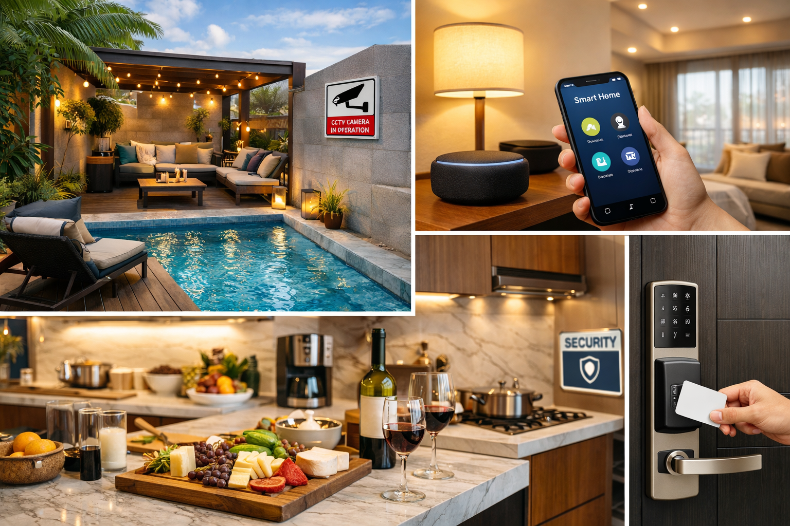 A landscape image (1536x1024) focusing on the key amenities and features that make an Airbnb the Best Couple-Friendly Airbnb in Gurugram: Pr