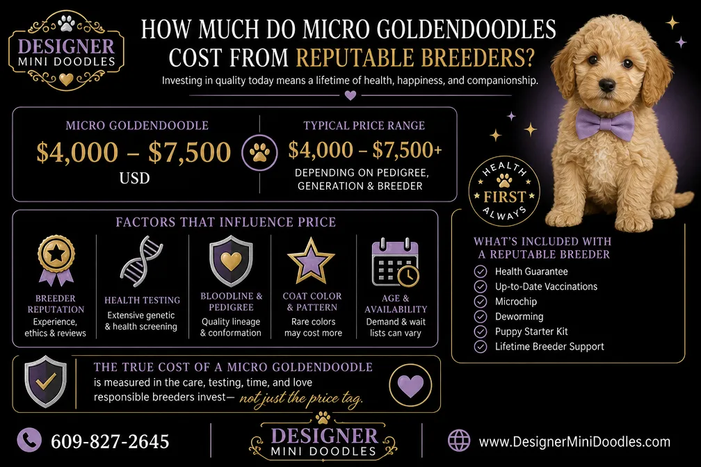 What should a goldendoodle breeder contract include?