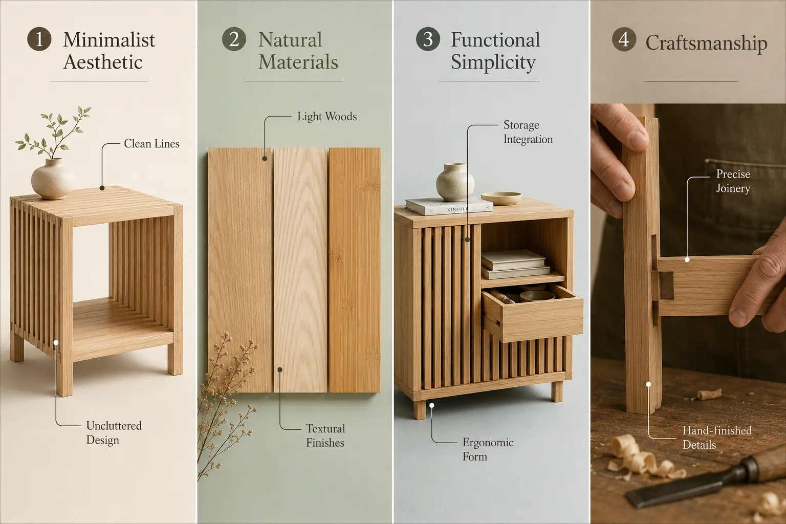 Understanding the Essence of Japandi Woodworking