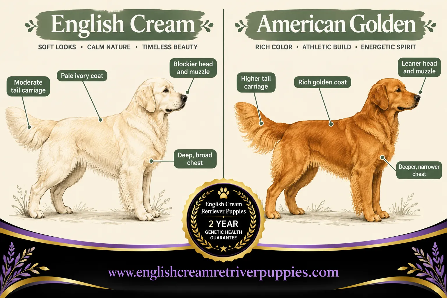 How much does an english cream retriever cost?
