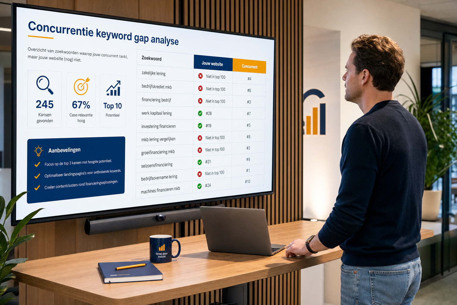 Zoekwoord analyse voor Google Ads versus organisch zoeken