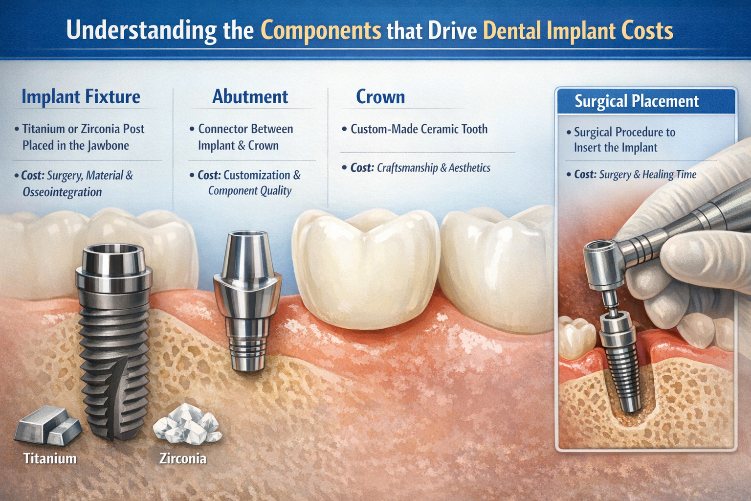 Dental Implant Costs by State & City
