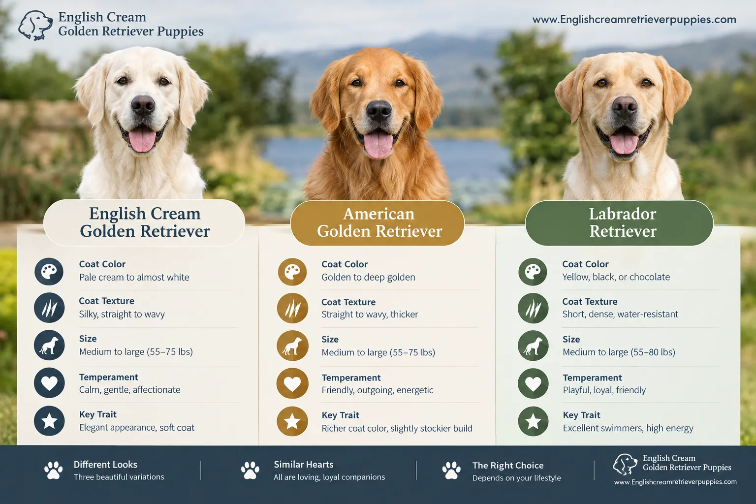 What Is the Temperament of an English Cream Golden Retriever, and Are They Good Family Dogs?