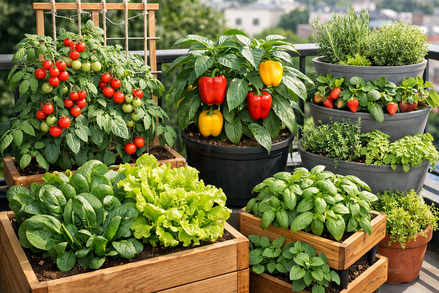 Balcony Vegetable Garden Guide 2026: Grow Fresh Produce at Home