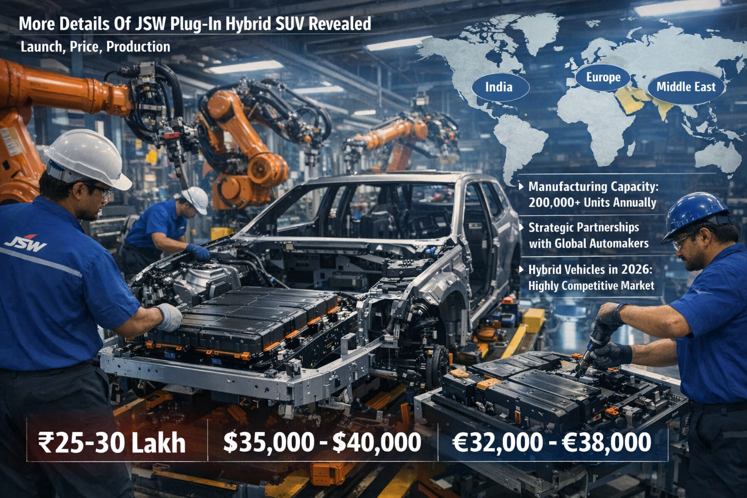 More Details Of JSW Plug-In Hybrid SUV Revealed — Launch, Price, Production