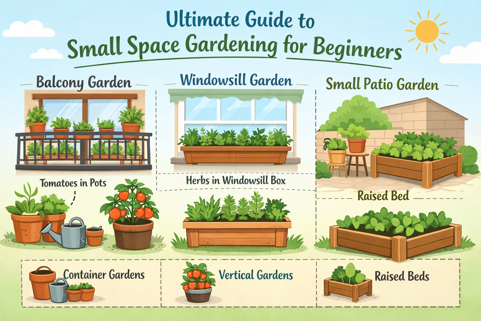 Ultimate Guide to Small Space Gardening for Beginners