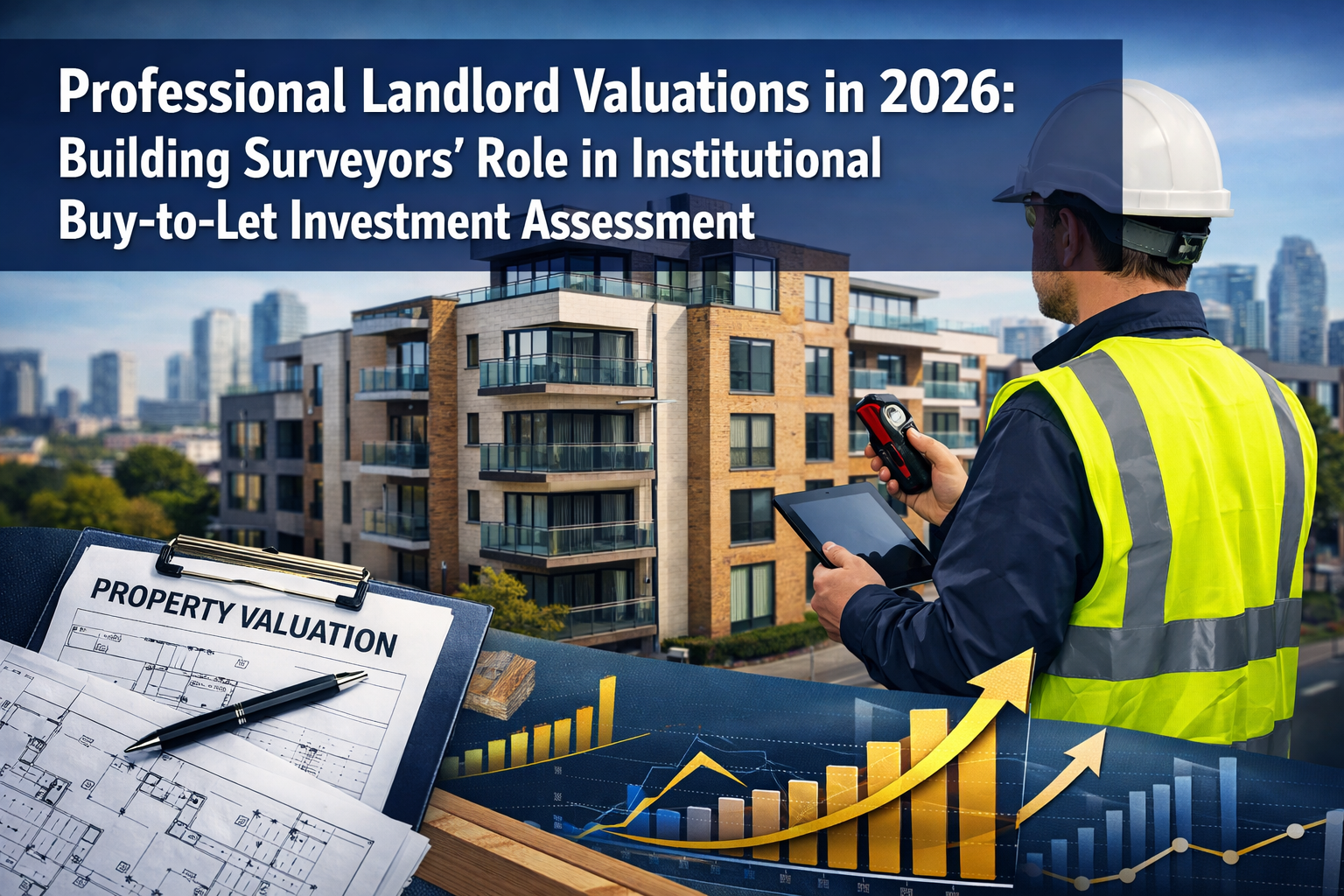 Professional () hero image featuring 'Professional Landlord Valuations in 2026: Building Surveyors' Role in Institutional