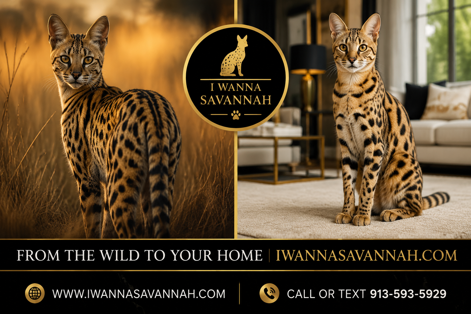 Savannah Cat Generations Compared: F1 Through F6