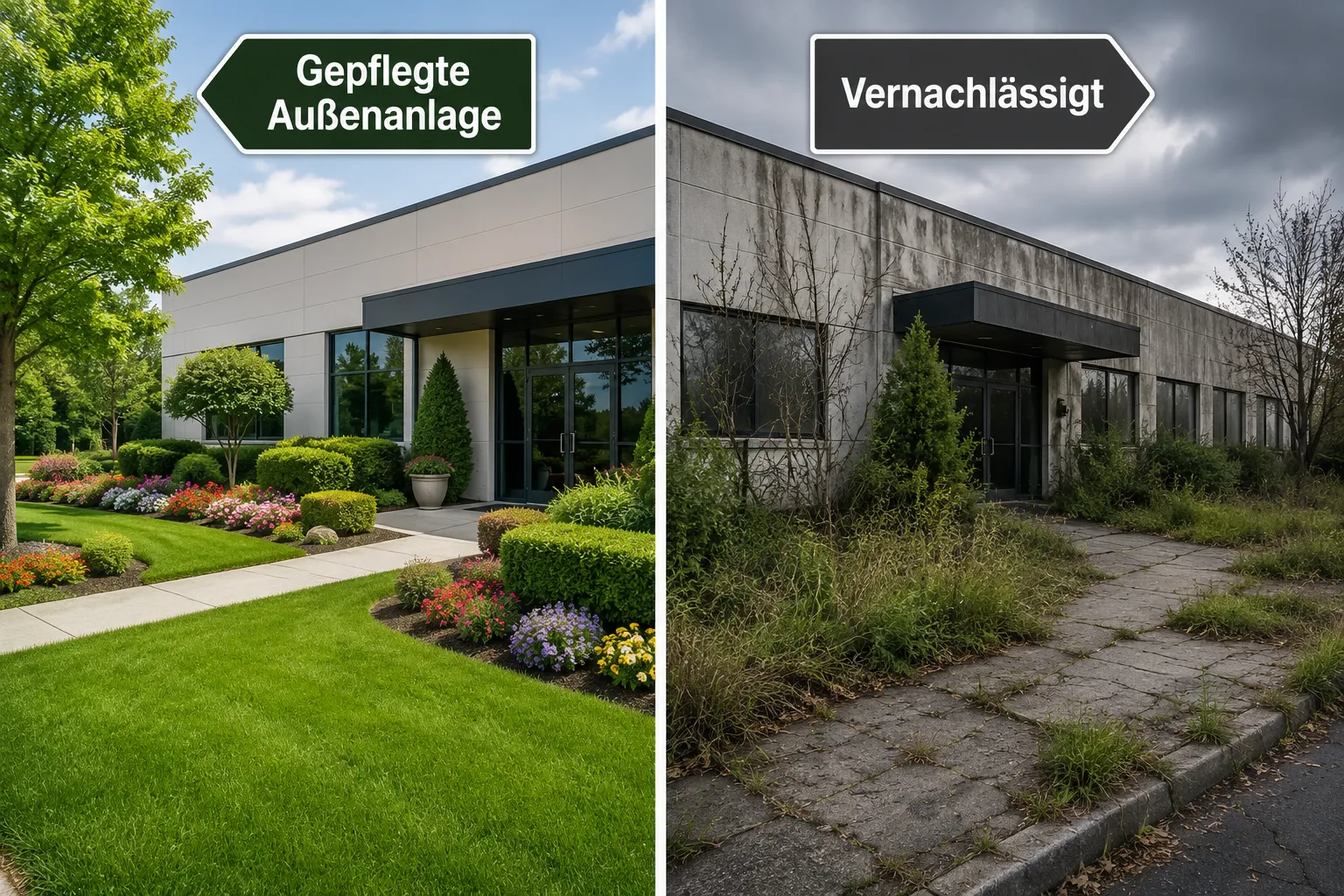 Können gepflegte Außenanlagen wirklich bessere Mitarbeitende und Kunden anziehen?