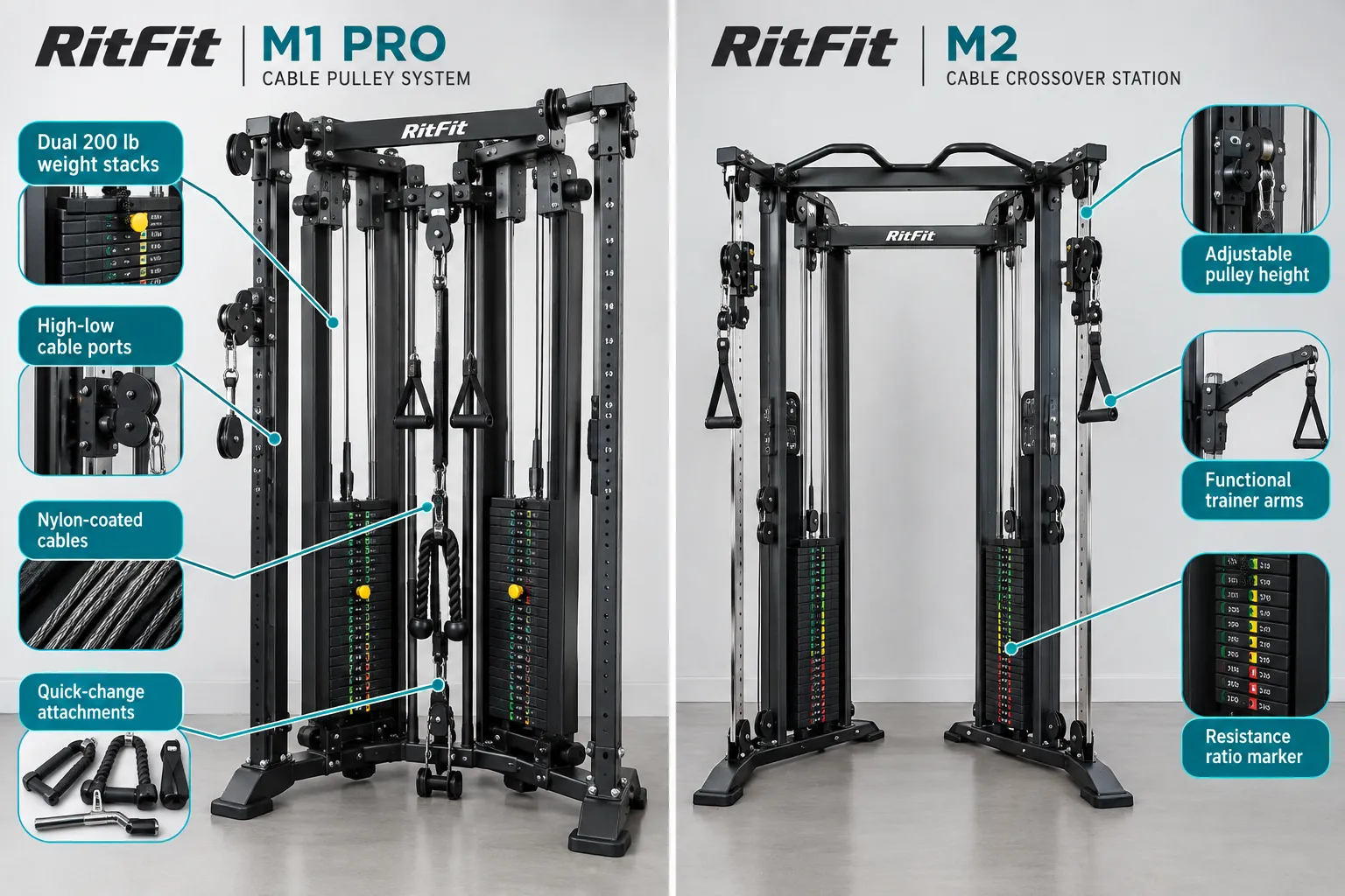 How Do the Cable Systems and Weight Stacks Compare?
