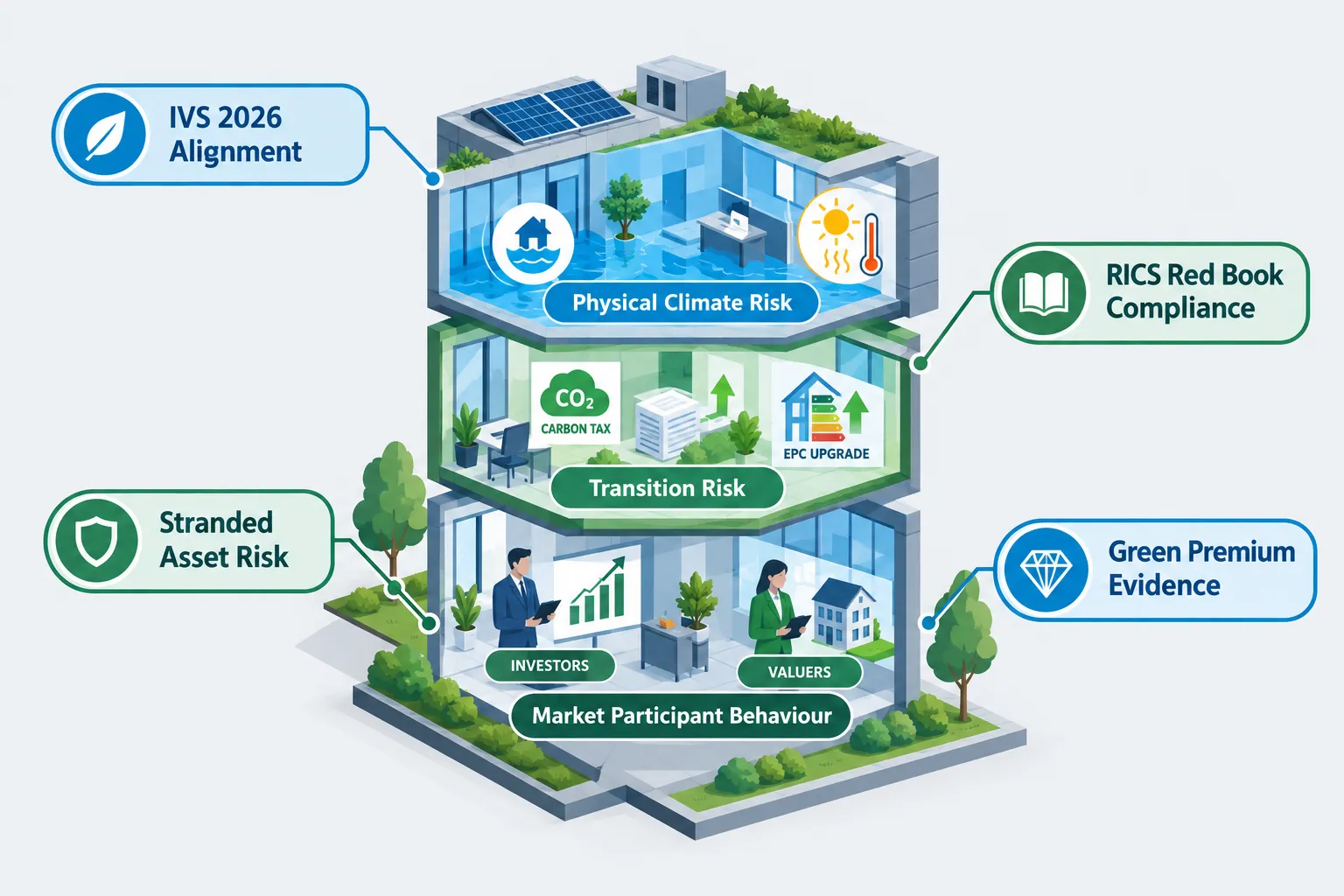 Physical Climate Risk as a Valuation Input