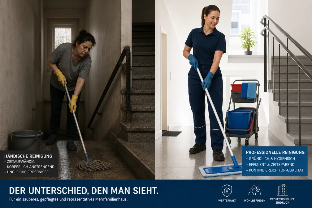 Treppenhausreinigung Kosten pro Quadratmeter: Wie wird das berechnet?