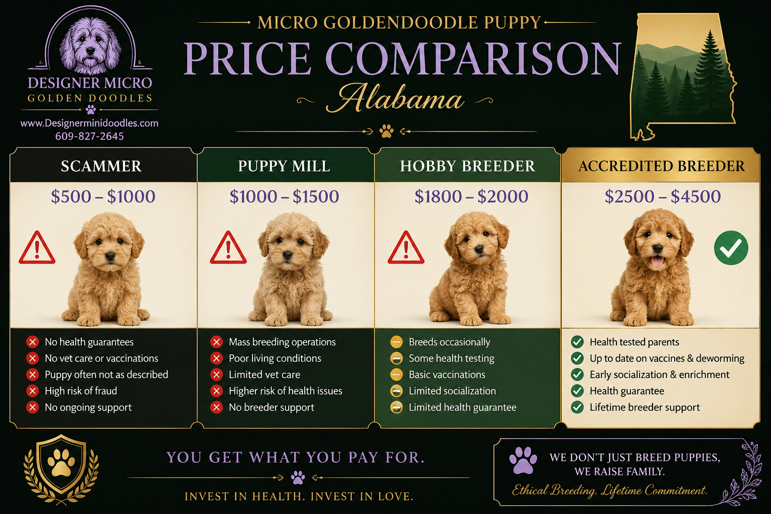 micro goldendoodle for sale Alabama