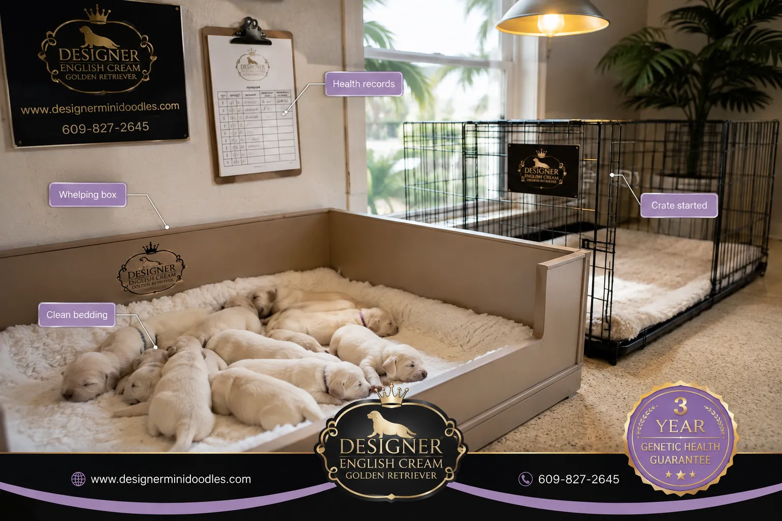 english cream golden retriever breeders in Florida