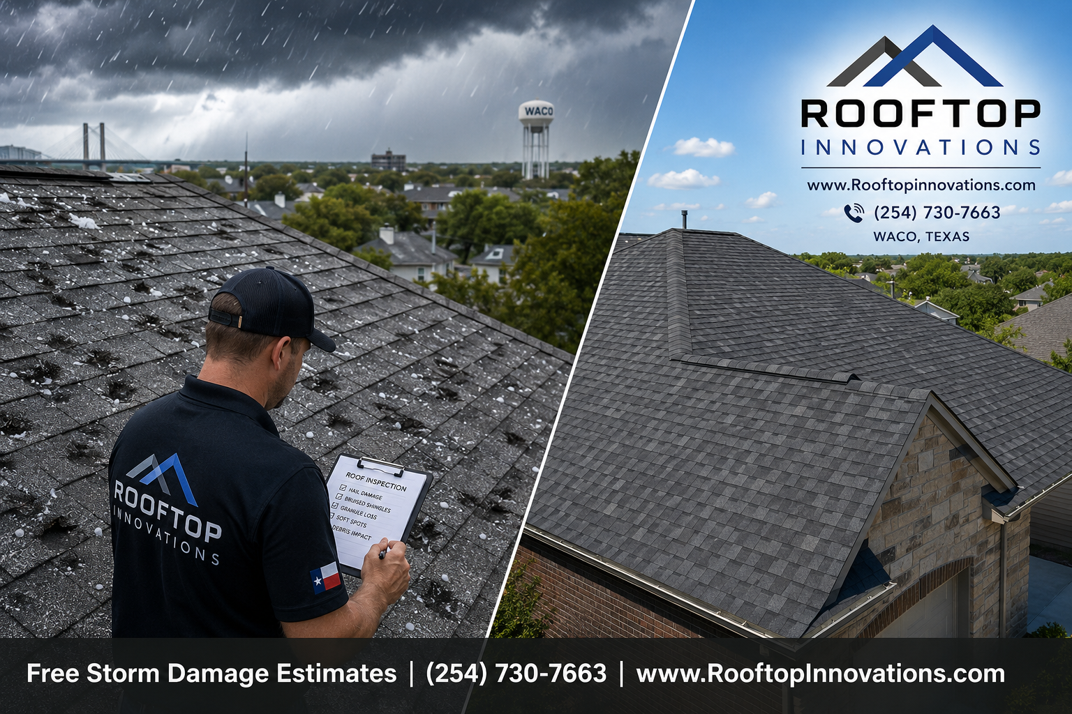 Free Storm Damage Estimates from Roof Top Innovations