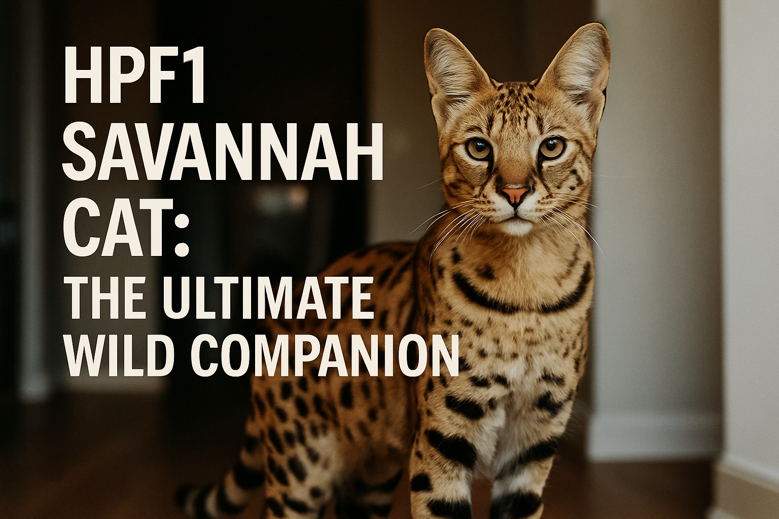HPF1 Savannah Cat