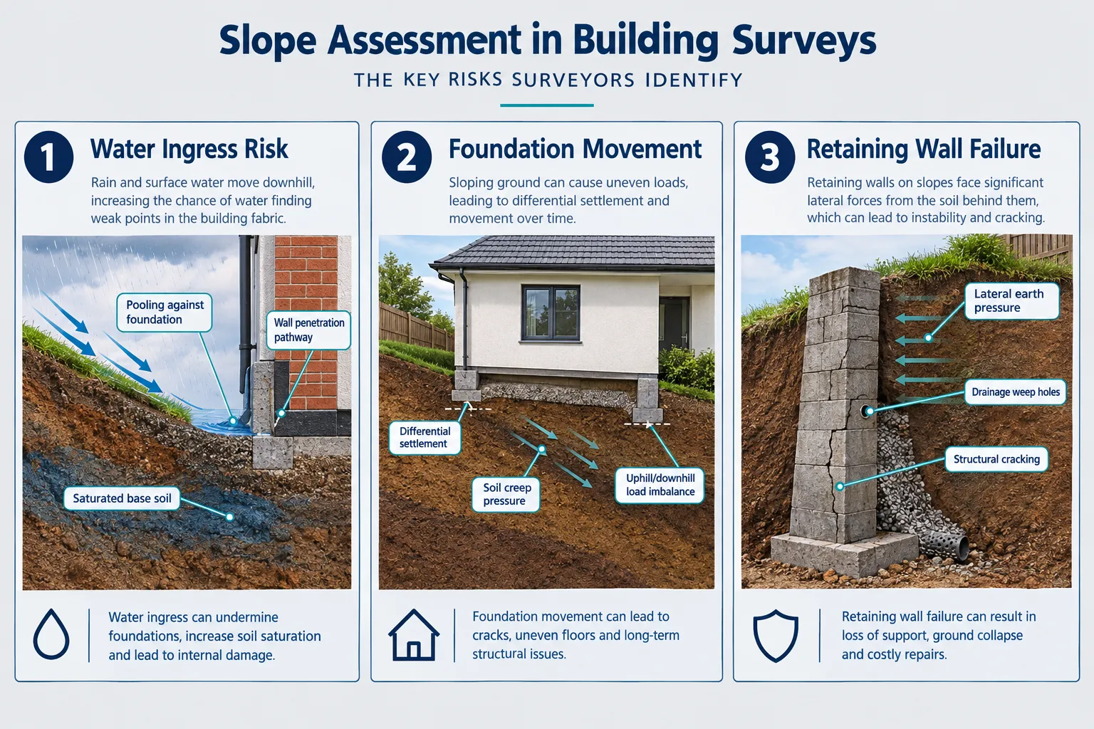Why Sloping Sites Demand a Different Survey Approach