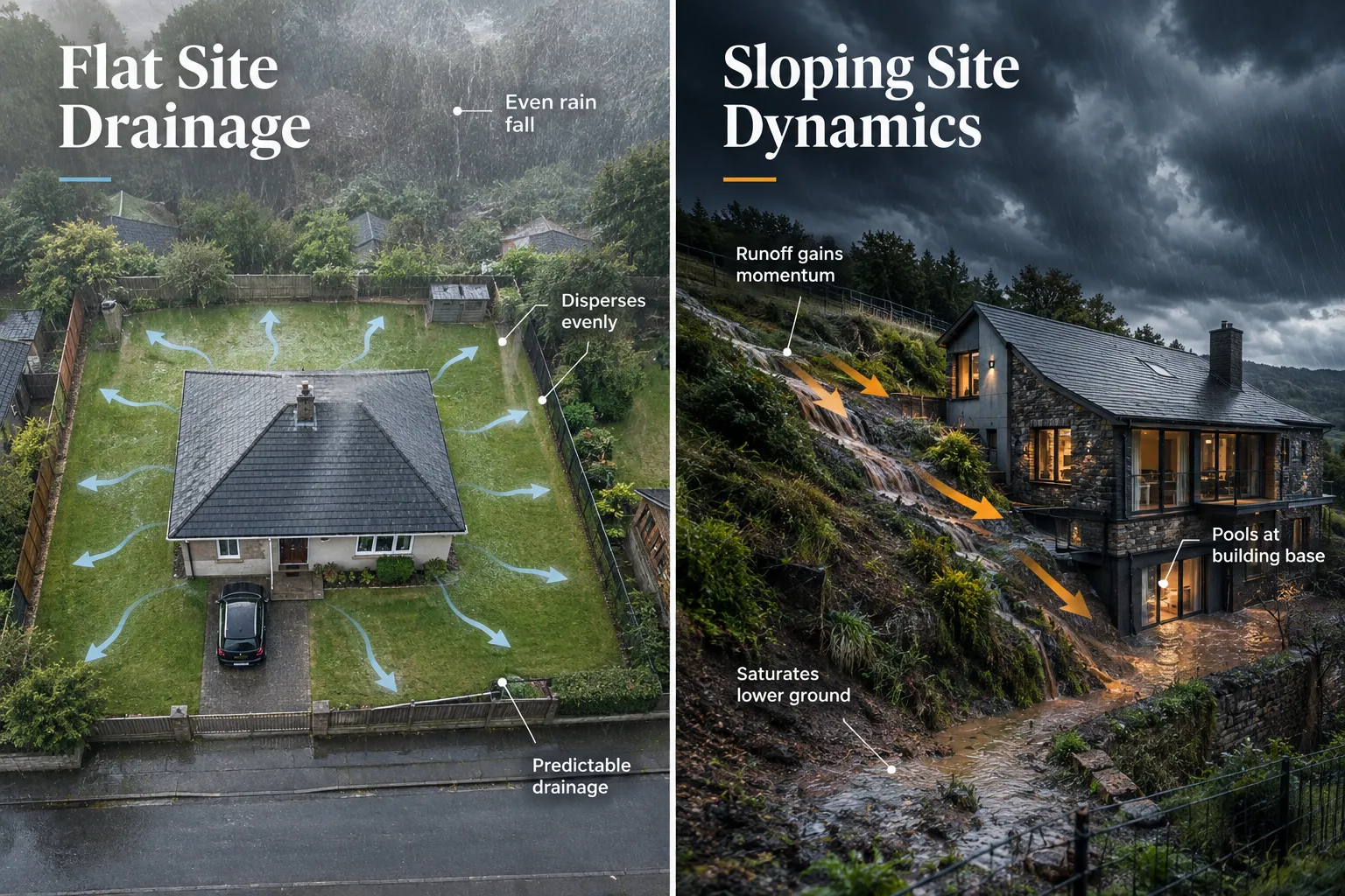 What Surveyors Examine: The Core Elements of Slope Assessment in Building Surveys