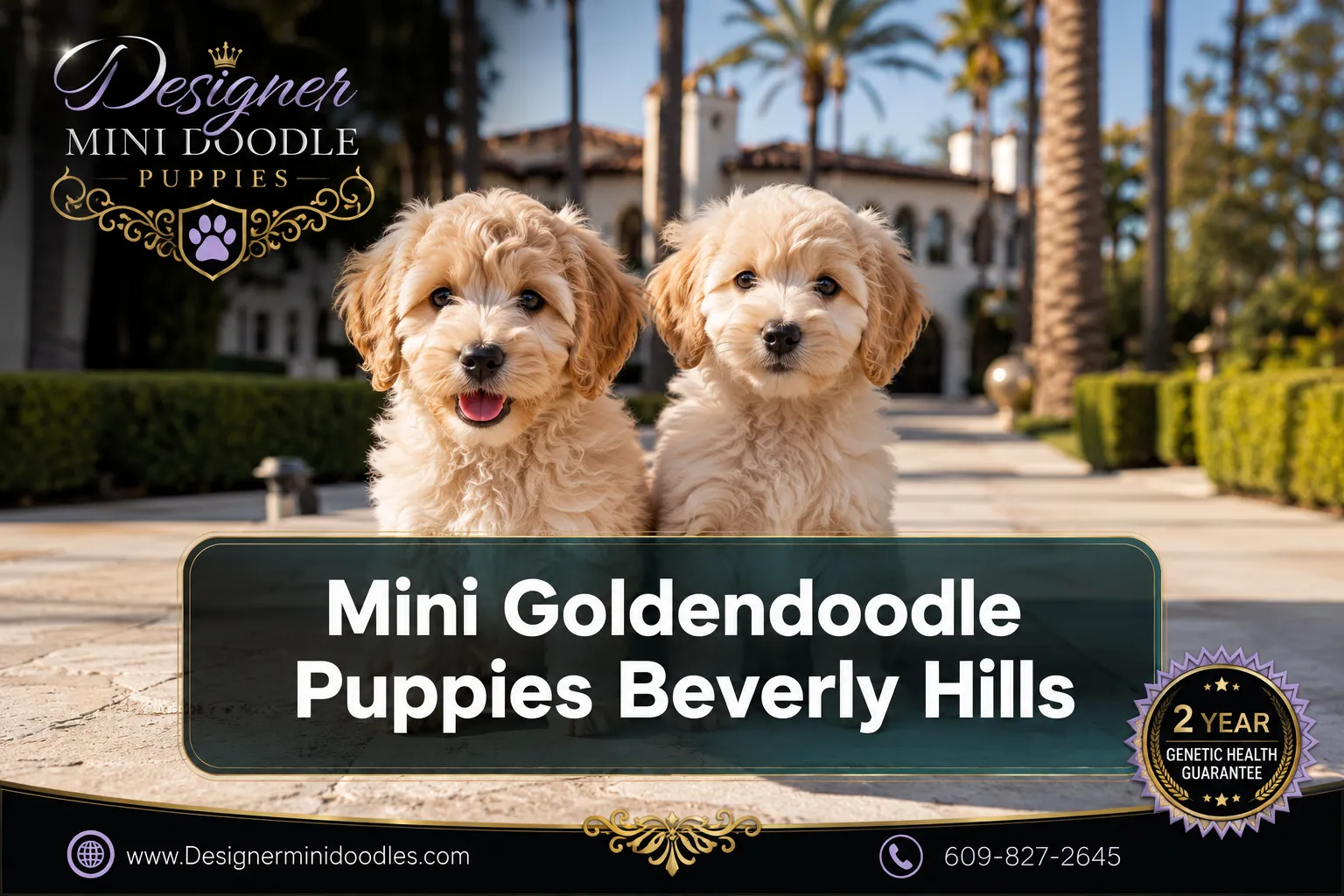 mini golden doodle puppies Beverly hills