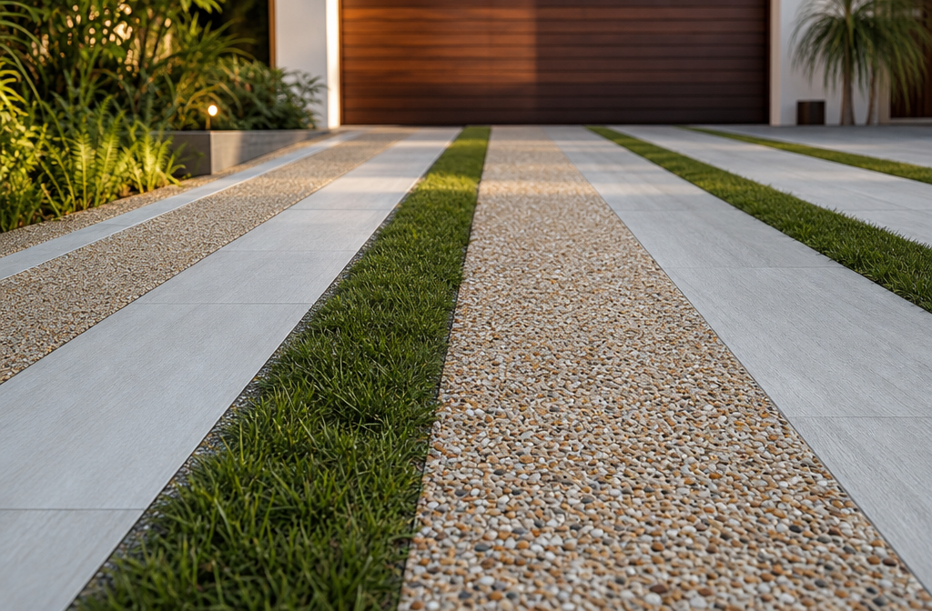 Can ribbon driveways work on really steep slopes?