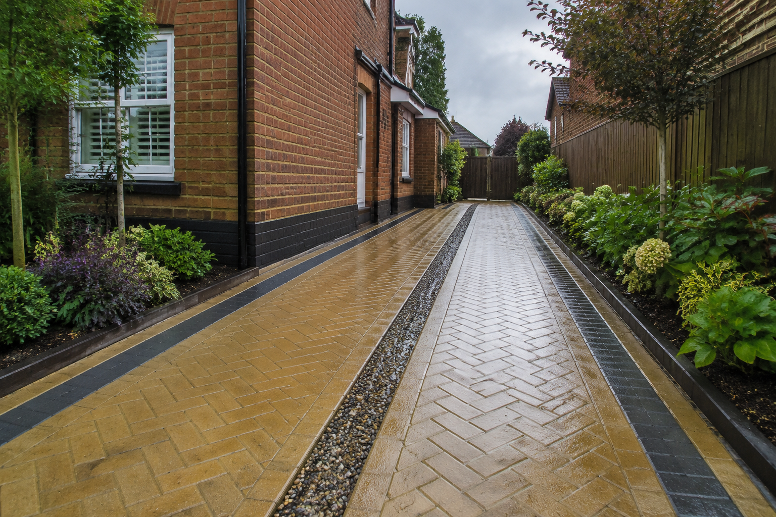 How to maintain ribbon driveways in different weather conditions