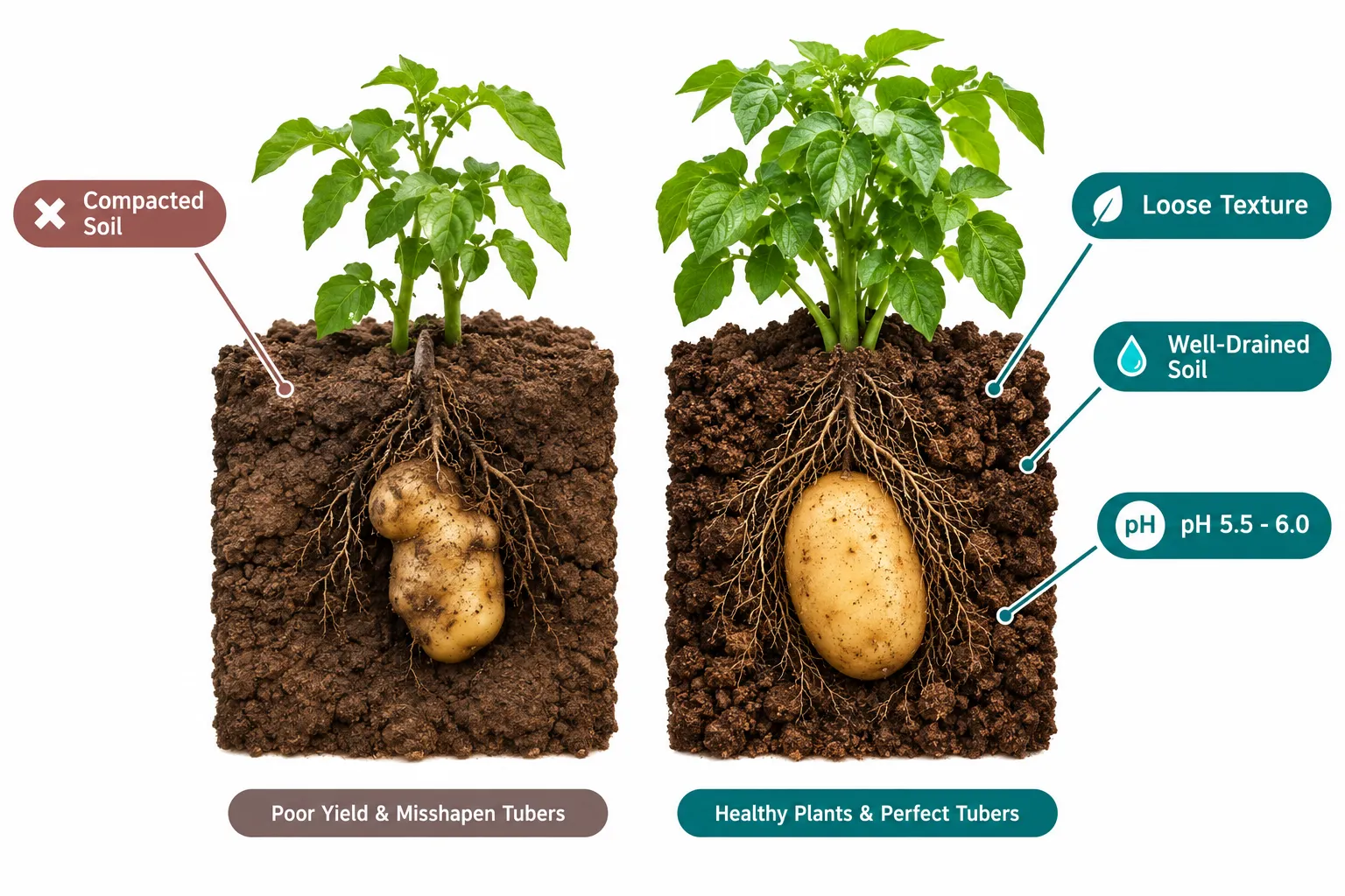 Soil Requirements for Potatoes Farming