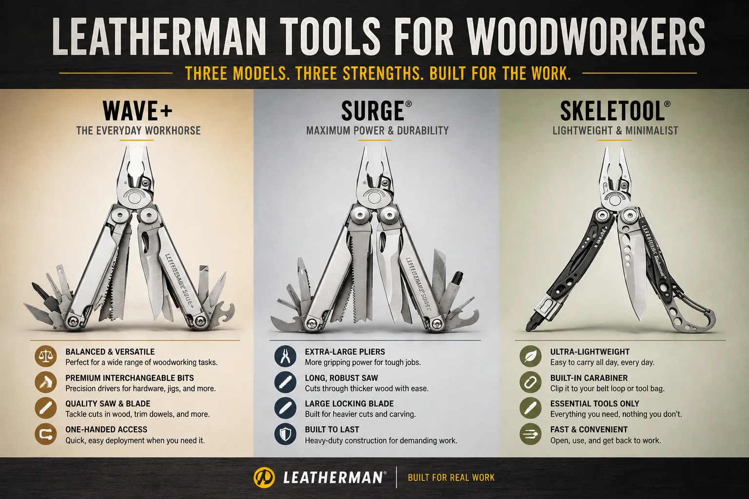 Choosing the Right Leatherman for Woodworking: Multi-Tool Uses in the Workshop, On-Site Installs, and Furniture Repairs