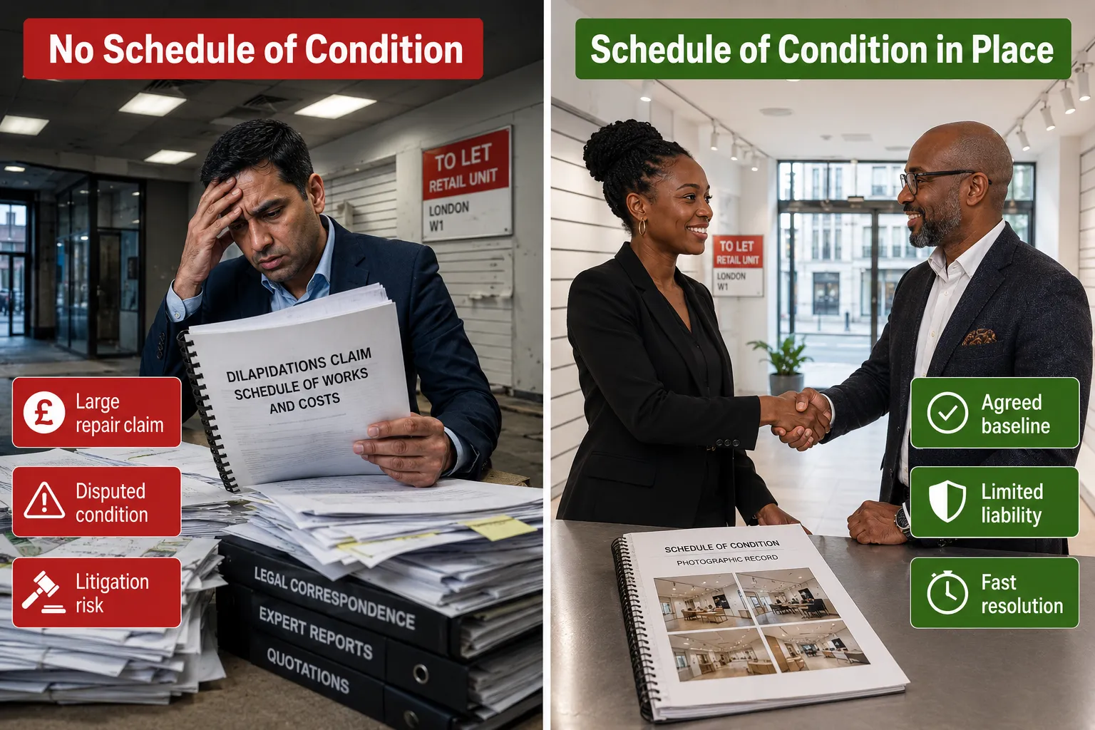 How a Schedule of Condition Prevents Lease-End Disputes in Practice