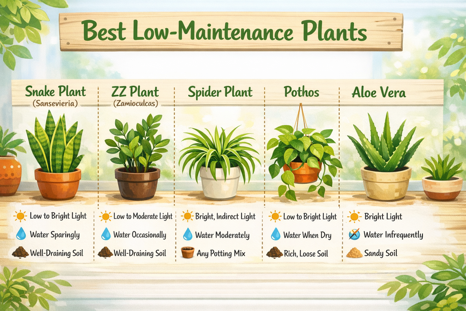 Best Low Maintenance Plants
