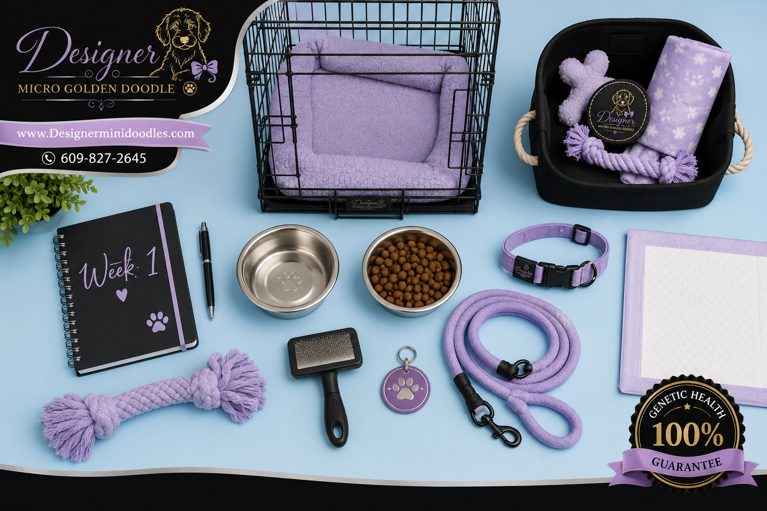 Micro Goldendoodle Puppy Care: First Week at Home