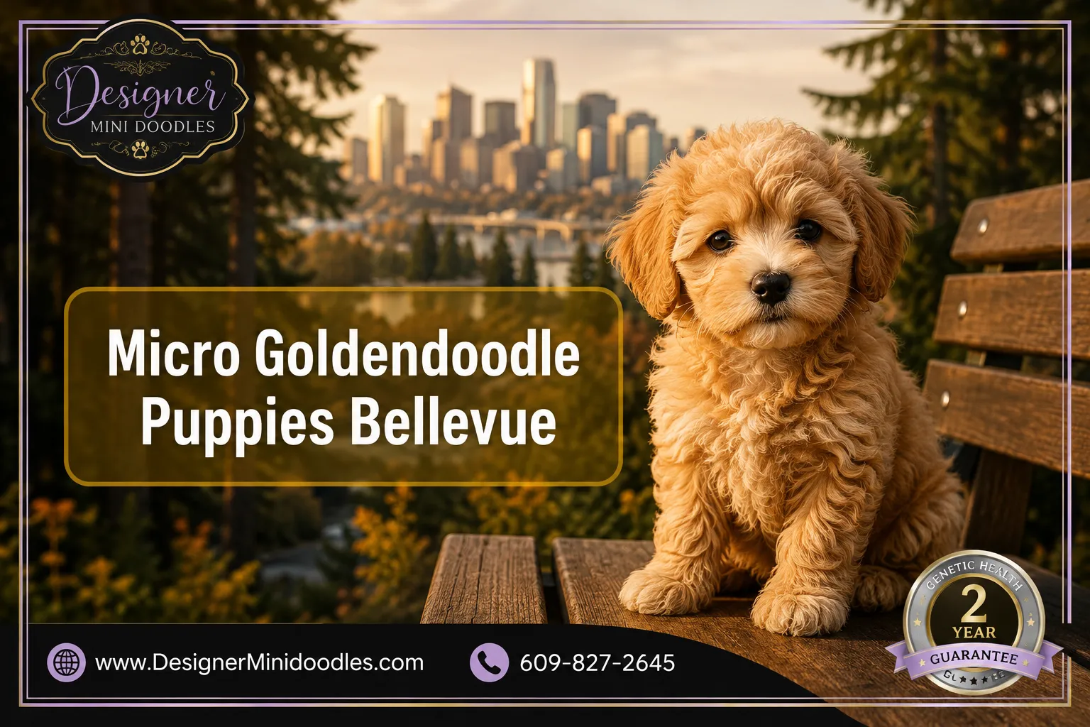 Micro Goldendoodle puppies Bellevue Washington