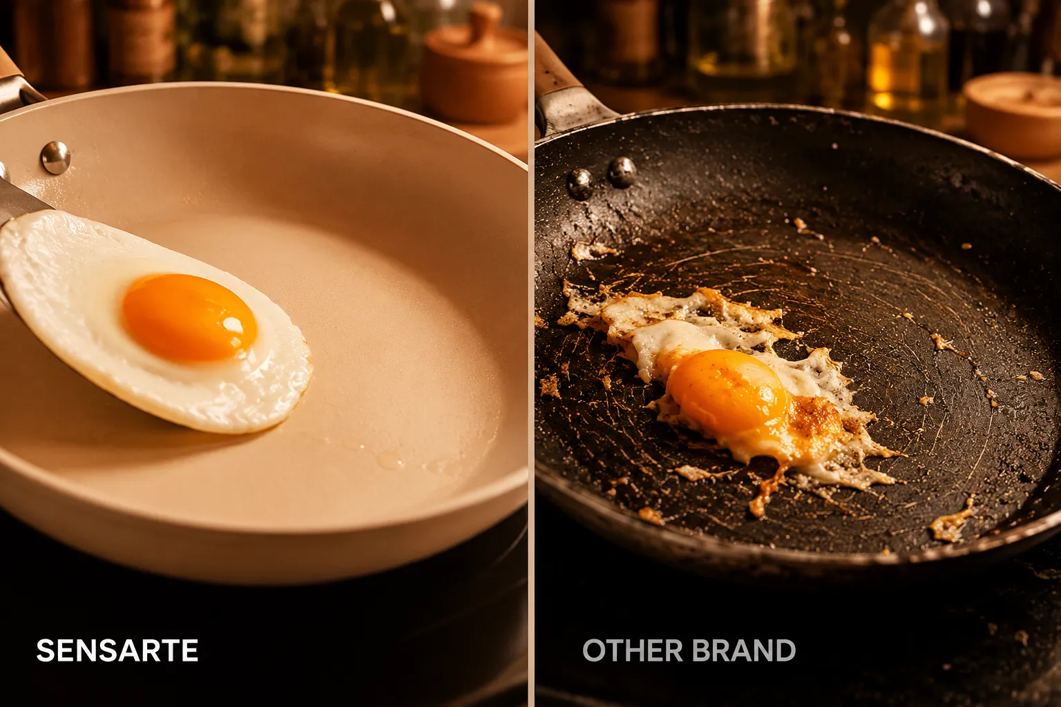 Sensarte Nonstick Frying Pan Set 2 Piece vs Other Brands